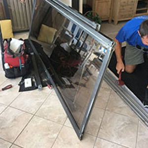 sliding glass door frame repair Miami